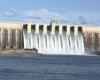 Water releases are stopped at the Manantali dam