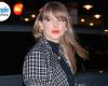 Taylor Swift Rocks Plaid Mini Skirt and a Twist on Her Signature Lip for Girls’ Night in NYC