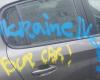 mysterious tags written on cars in Lyon and Villeurbanne, around ten complaints filed