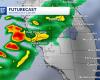 Cold front brings rain and colder air to the Gulf Coast