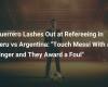 Guerrero attacks refereeing during Peru vs Argentina: “Touch Messi with a finger and they call a foul”