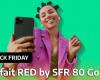 For Black Friday, RED by SFR is giving a second wind to its cheapest package by accompanying it with 80 GB of 5G data