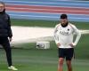 PSG. Gonçalo Ramos and Presnel Kimpembe present during collective training, not Nuno Mendes