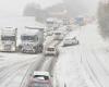 The first snowflakes are already disrupting traffic in French-speaking Switzerland