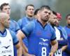 Alldritt, Lucu, Lamothe, Montagne and Berdeu reserves against Argentina (Blues)