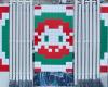 Paris: French artist Invader exhibits a huge work overlooking Place d'Italie