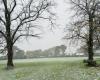 Smattering of snow hits Hampshire as weather warning is issued