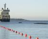 a French ship sent to the rescue off the coast of Sweden