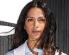 Camila Alves McConaughey dresses as Mrs. Claus at Mariah Carey concert