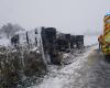 snow causes accidents in the Channel