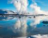 Spectacular images of Iceland's famous Blue Lagoon invaded by volcanic lava