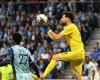 Arthur Desmas, the Le Havre goalkeeper in a bad situation (Le Havre)