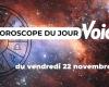 Horoscope for Friday, November 22, 2024