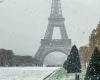 Snow in Paris: the Eiffel Tower closed until Friday afternoon