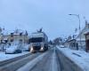 On the roads of Orne, heavy goods vehicles blocking traffic