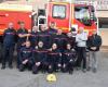 Rodez. Éric Auguste stores the fire hose at the emergency center