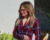 Jennifer Lopez Test Drives the Apple Picking Aesthetic in a Plaid Flannel and Torn-Up Jeans