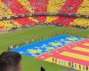 the vibrant tribute paid to the victims before the Valencia-Betis match