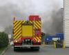 a sorting center catches fire in Indre