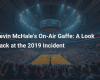 The Unfortunate Incident of Kevin McHale on Air: A Look Back at the 2019 Incident