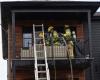 Cigarette butts involved in a fire that occurred this Sunday