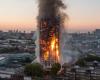 The Grenfell Tower fire in London