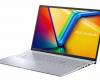 Promo €674 Asus VivoBook 17 N3704VA-DRAU135W, 17″ large format Ultrabook laptop, thin and light Silver Aluminum under high-performance Intel Core i5-13500H