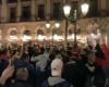 in video, Brest supporters create a crazy atmosphere in the streets of Barcelona