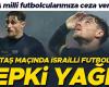 The move that drew reaction from the Israeli football player during the Beşiktaş – Maccabi match! UEFA punished national football players