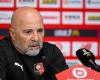 Jorge Sampaoli (Stade Rennais) shoots at his attackers before the match against Saint-Étienne – Ligue 1 – J13 – Rennes-Saint-Etienne