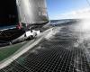 A match between two maxi-trimarans to try to beat the round-the-world sailing record