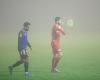 the Thouars-Neuville match stopped due to fog