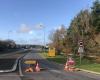 emergency work carried out on this departmental road in Loire-Atlantique