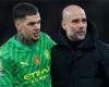 “To change something.” Guardiola explains the reason for Ederson’s sudden exclusion from the Liverpool-Manchester City match – Al-Saleh 13