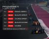 What time is the start of the Qatar F1 GP scheduled for this Sunday?