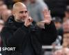 Pep Guardiola: Liverpool fans chant ‘sacked in the morning’ at Man City boss