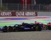 F1 GP of Qatar: images of the catastrophic start with a mess of collisions and abandonments