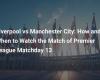 Liverpool vs Manchester City: How and When to Watch the Premier League Round 13 Match