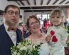 In pictures. They got married in the Jura