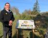 A Dordogne truffle grower suffering from myopathy shows his truffle farm for the Telethon