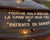 Transport of patients: demonstration in front of the Assembly in Paris, CRS deployed in Lyon to free blocked access