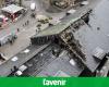 These drone images which show the extent of the damage caused by the fire at the Hôtel du Sanglier des Ardennes in Durbuy