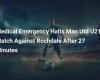 Medical emergency interrupts Man Utd U21s match against Rochdale after 27 minutes