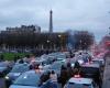 second day of taxi demonstration in Lyon, the movement extends to Paris