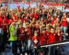 TV Endingen cheers on the Swiss women’s team in the St. Jakobshalle