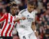 Real Madrid falls in Bilbao, with another penalty missed by Mbappé