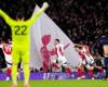 Arsenal dominates United, Saliba scores