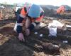 a huge medieval cemetery unearthed in Bourg-Charente