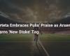 Arteta Welcomes Pulis Praise as Arsenal Earn ‘New Stoke’ Nickname