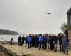 VIDEO. What are the gendarmes and a helicopter monitoring on the Morbihan coast?